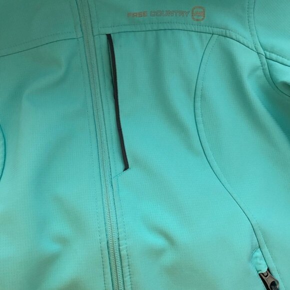 Free Country Ladies Cubic Dobby Softshell Jacket - Picture 8 of 13